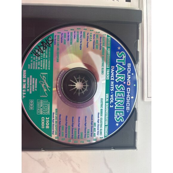 Sound Choice CDG Karaoke Star Series Dance Hits Vol. 2 With Lyrics Booklet - Picture 5 of 6